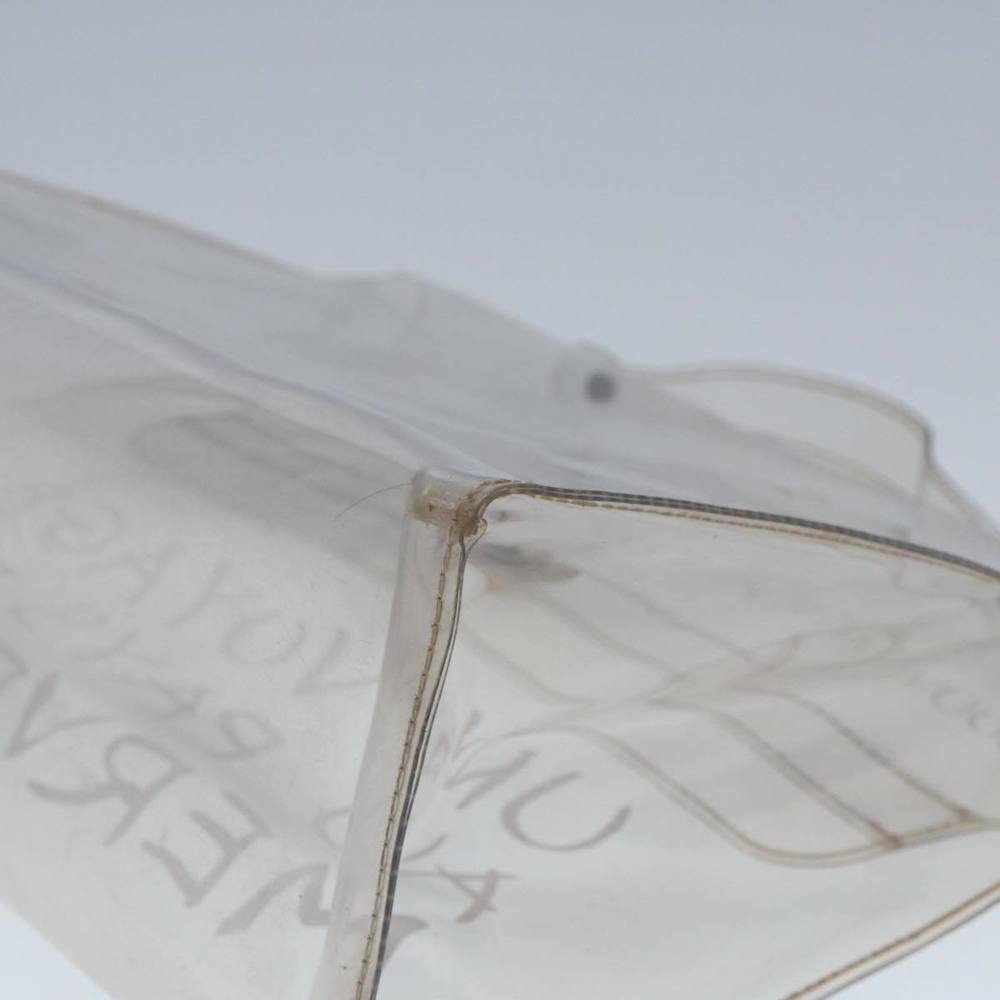 HERMES Vinyl Kelly Hand Bag Vinyl Clear Auth 79847 - Picture 13 of 16